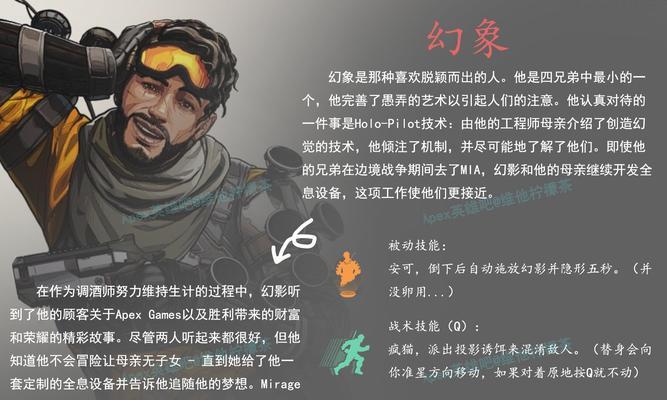 《探秘ApexLegends中的北极星瓦尔基里技能一览》（了解这位神秘角色的强大技能，成为ApexLegends王者！）