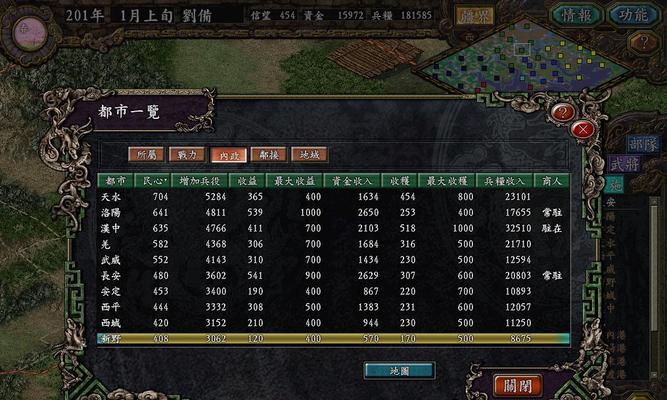 三国志12武将特性全解析（游戏中如何充分利用武将特性提高实力）