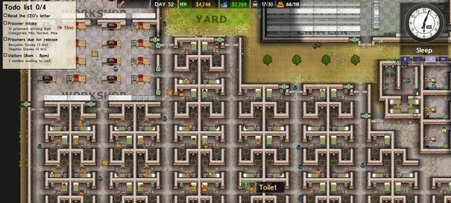 《监狱建筑师》游戏V10版（多样化的监狱建造）